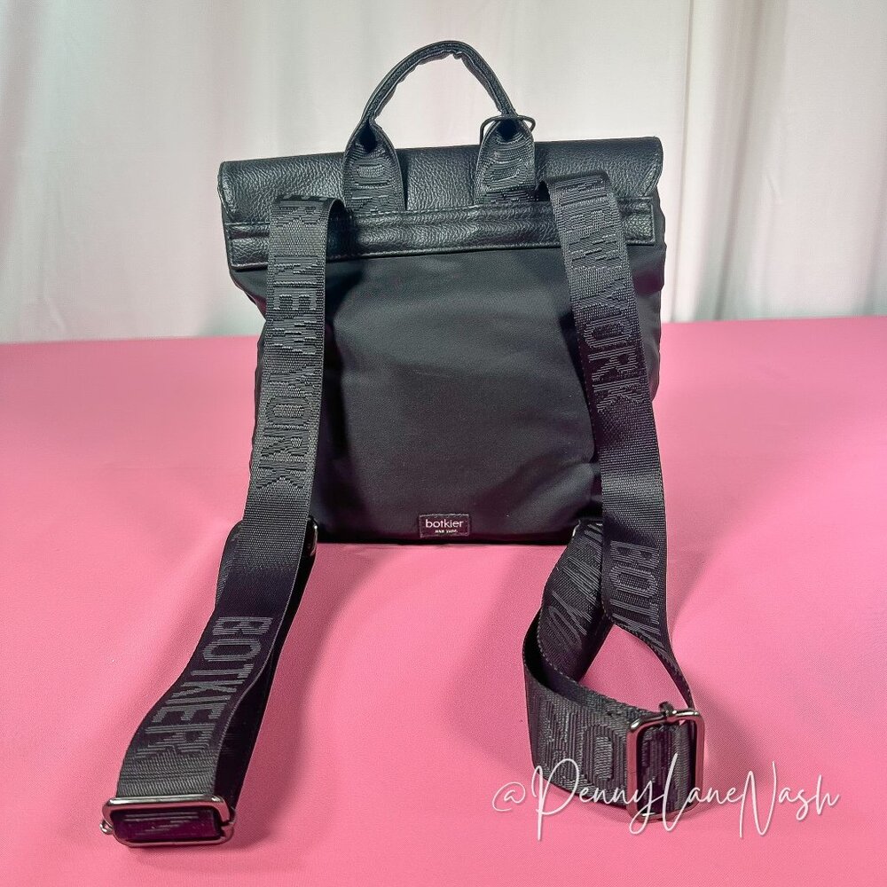 Botkier Trigger Mini Backpack Black NEW - Picture 7 of 14